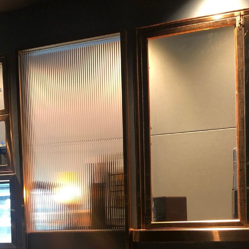 Verschiedene Modelle Musterglas 4mm 5mm 6mm Farbiges Frostglas für Fenster