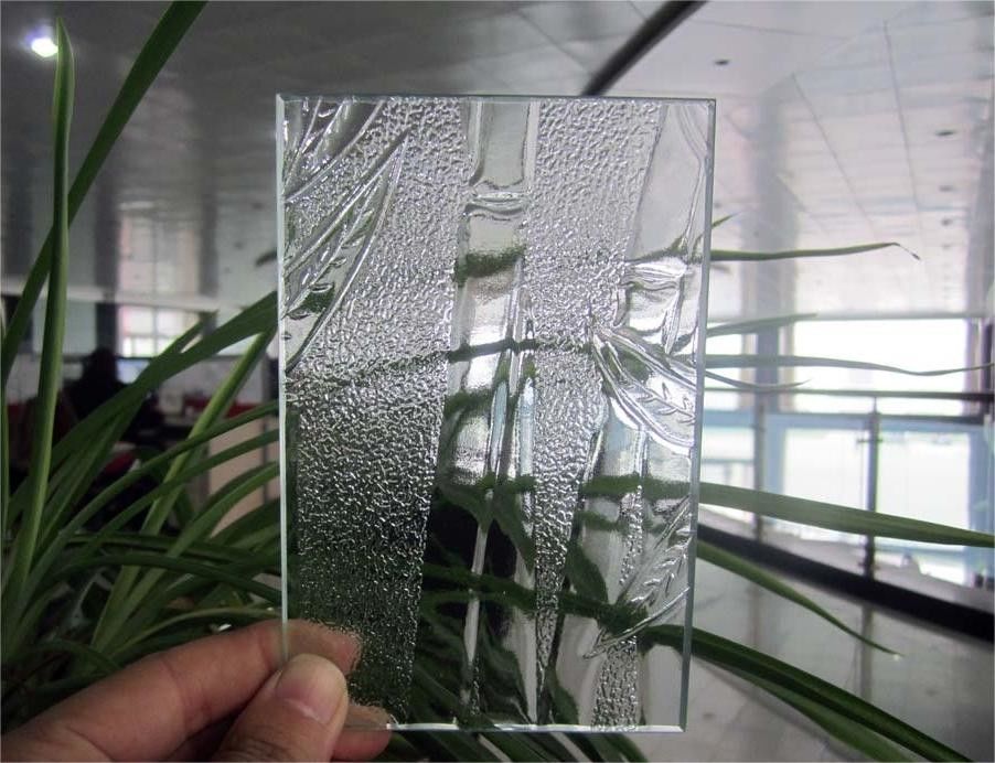 Polsterte Kante Mustergehärtetes Glas Klares Moru gefärbtes Moru Ultra-Klares Glas