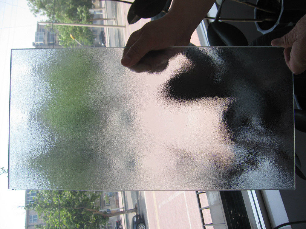 Polsterte Kante Mustergehärtetes Glas Klares Moru gefärbtes Moru Ultra-Klares Glas