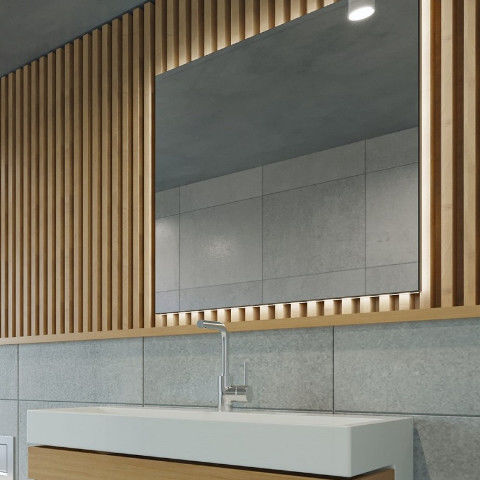 Silber Aluminium Dekorationsspiegel Glas Badezimmer Schwimmer Schräg Antike Spiegelblatt