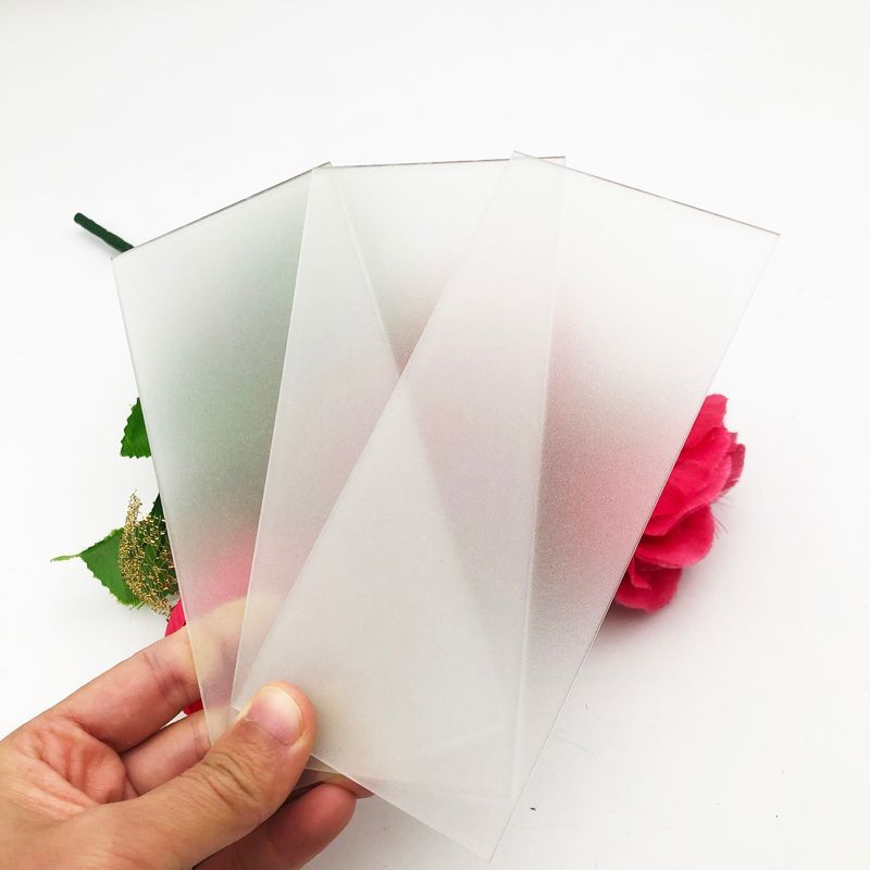 3 mm 4 mm Säure geätztes gehärtetes Glas Figurenglas für Badetüren