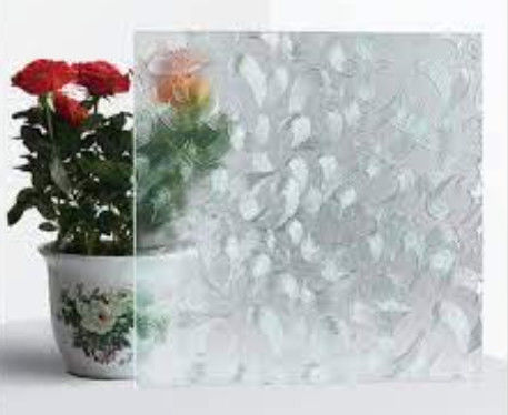 Gute chemische Stabilität Flachmusterglas für Innenarchitektur und Trennwand