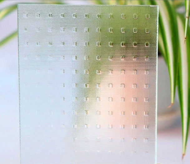 Gute chemische Stabilität Flachmusterglas für Innenarchitektur und Trennwand