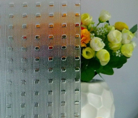 Gute chemische Stabilität Flachmusterglas für Innenarchitektur und Trennwand