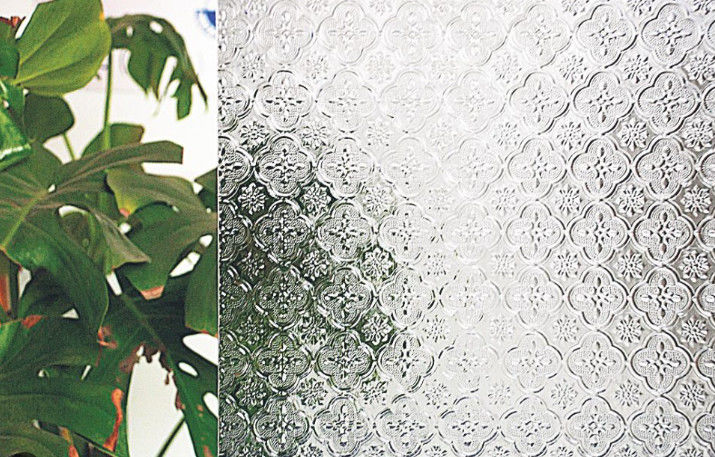 Gute chemische Stabilität Flachmusterglas für Innenarchitektur und Trennwand