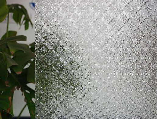 Dekoratives gemusterte Glas mit 4 mm bis 15 mm angepasster Größe für Möbelbau