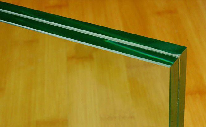 PVB Flachgehärtetes Glas mit Farben Grün/Grau/Bronze