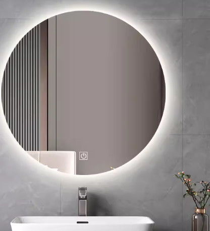 Lange Lebensdauer Moderne dekorative Wandspiegel Glas mit Beveled Kante und Silber Finish