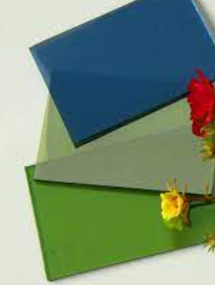 Reflexives Floatglas für Bauarbeiten mit Farben Blau/Grün/Bronze/Gelb