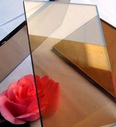 Reflexives Floatglas für Bauarbeiten mit Farben Blau/Grün/Bronze/Gelb