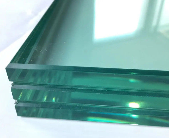 Durchsichtiges überlaminertes Glas 6.38/10.38/16/12 /13.52 mm Niedriggepolsterte Eisenkante