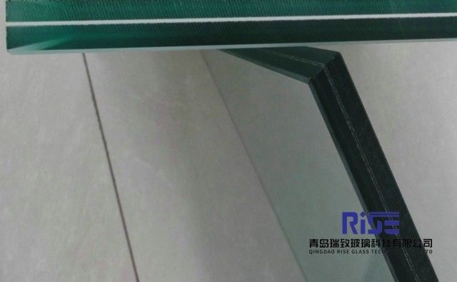 Anpassungsfähiges klares 6,38-12,38 mm gehärtetes laminiertes Sicherheitsglas mit gefrorener Säure